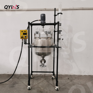 內襯四氟雙層不銹鋼反應釜20L、30L、50L