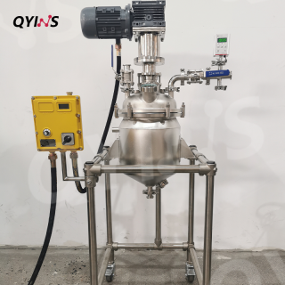 磁力密封高減速比不銹鋼反應釜10L、20L、50L