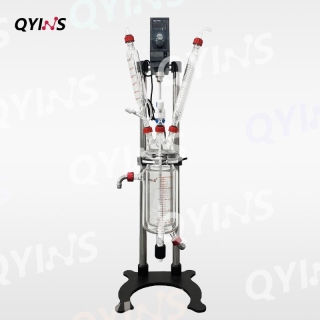 桌面型小型雙層玻璃反應釜 250ml-5L