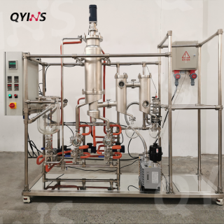  0.25平方不銹鋼分子蒸餾設備 小中試連續進出料 