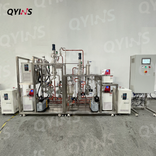 不銹鋼分子蒸餾加薄膜蒸發器 雙極-0.1平方