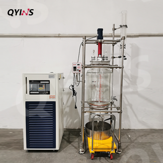 液壓升降回流100L固液分離過濾反應釜